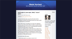Desktop Screenshot of metal.hurlant.com